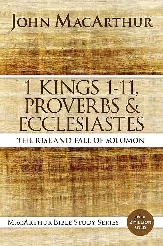 1 Kings 1 to 11, Proverbs, and Ecclesiastes cover