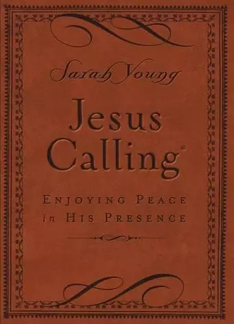 Jesus Calling, Small Brown Leathersoft, with Scripture References cover