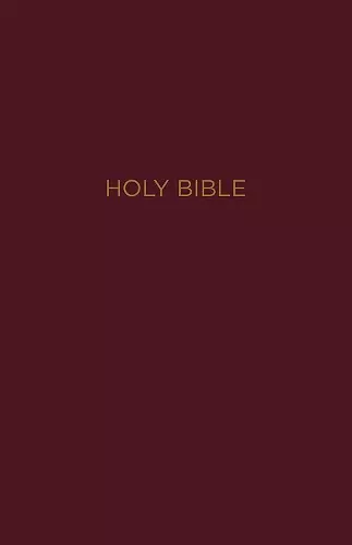 NKJV, Gift and Award Bible, Leather-Look, Burgundy, Red Letter, Comfort Print cover