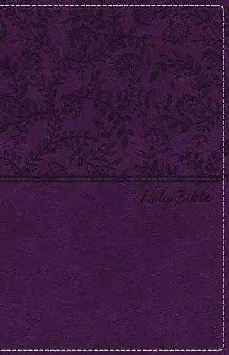 NKJV, Deluxe Gift Bible, Leathersoft, Purple, Red Letter, Comfort Print cover