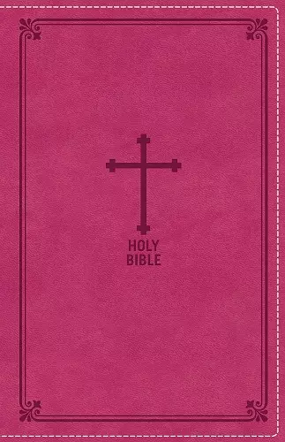 NKJV, Deluxe Gift Bible, Leathersoft, Pink, Red Letter, Comfort Print cover