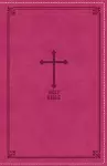 NKJV, Deluxe Gift Bible, Leathersoft, Pink, Red Letter, Comfort Print cover