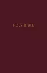 NKJV, Pew Bible, Large Print, Hardcover, Burgundy, Red Letter, Comfort Print cover