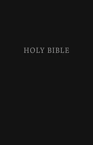 KJV, Pew Bible, Large Print, Hardcover, Black, Red Letter, Comfort Print cover