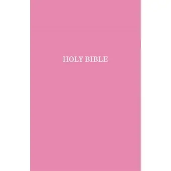 KJV Holy Bible: Gift and Award, Pink Leather-Look, Red Letter, Comfort Print: King James Version cover