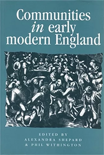 Communities in Early Modern England cover