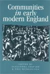 Communities in Early Modern England cover