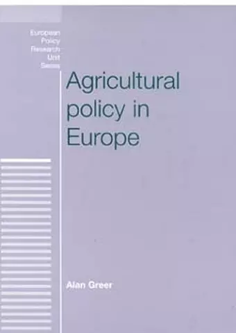 Agricultural Policy in Europe cover