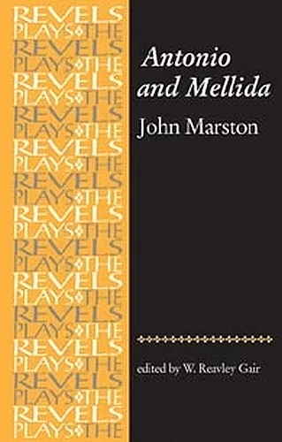 Antonio and Mellida cover