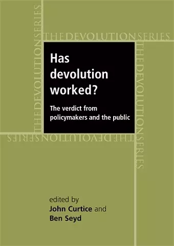 Has Devolution Worked? cover