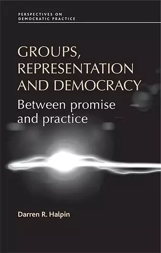 Groups, Representation and Democracy cover