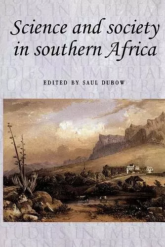 Science and Society in Southern Africa cover