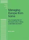 Managing Europe from Home cover