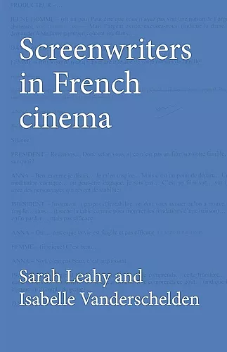 Screenwriters in French Cinema cover