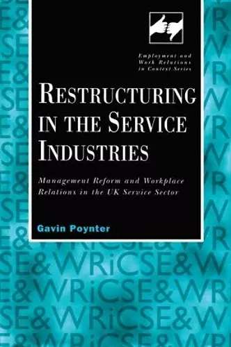 Restructuring in the Service Industries cover