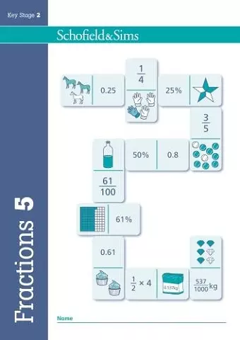 Fractions, Decimals and Percentages Book 5 (Year 5, Ages 9-10) cover