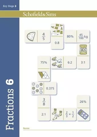 Fractions, Decimals and Percentages Book 6 (Year 6, Ages 10-11) cover