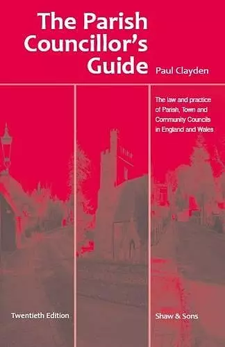 The Parish Councillor's Guide cover