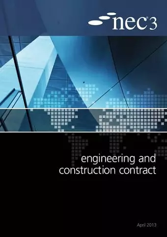 NEC3 Engineering and Construction Contract (ECC) cover