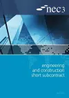 NEC3 Engineering and Construction Short Subcontract (ECSS) cover