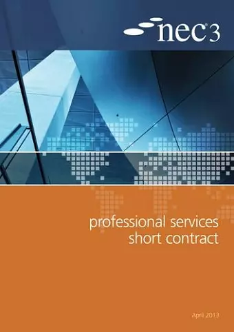 NEC3 Professional Services Short Contract (PSSC) cover