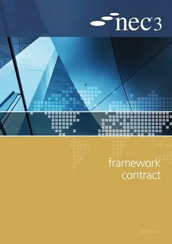 NEC3 Framework Contract (FC) cover