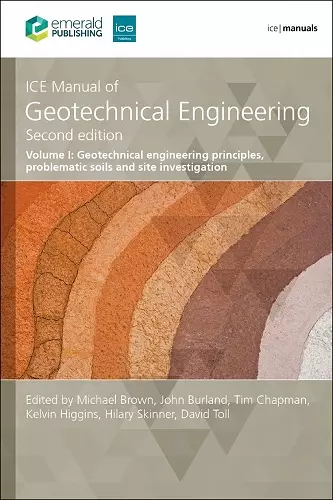 ICE Manual of Geotechnical Engineering Volume 1 cover