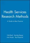 Health Services Research Methods cover