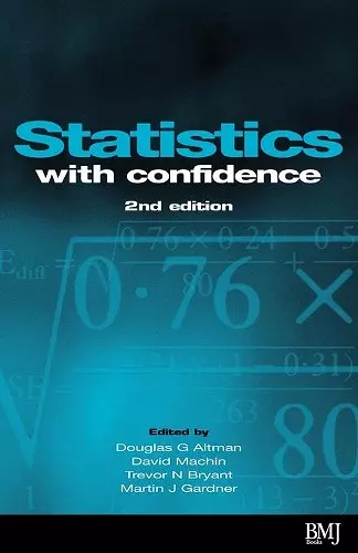 Statistics with Confidence cover