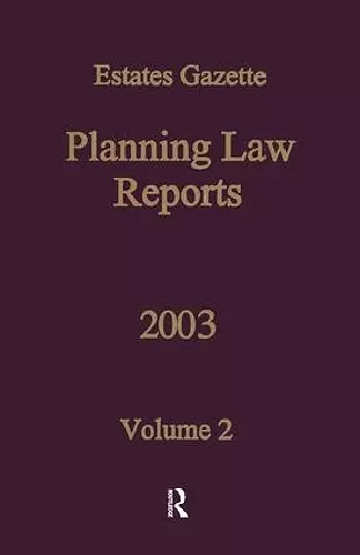 PLR 2003 cover