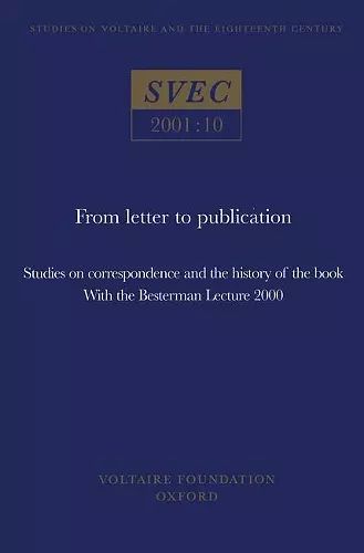 From Letter to Publication cover