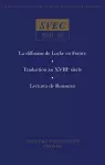 La diffusion de Locke en France; Traduction au XVIIIe siècle; Lectures de Rousseau cover