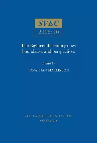 The Eighteenth Century Now cover