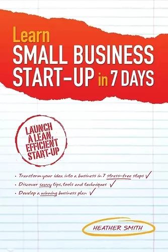 Learn Small Business Startup in 7 Days cover