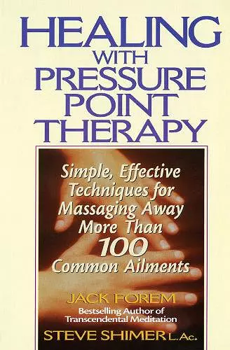 Healing with Pressure Point Therapy cover