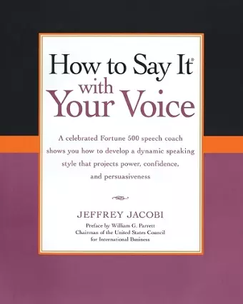 How To Say It with Your Voice cover