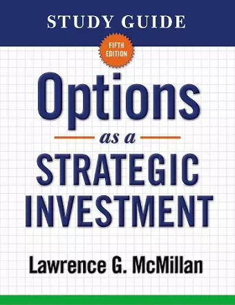 Study Guide for Options as a Strategic Investment 5th Edition cover