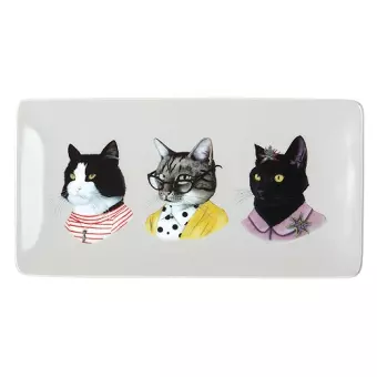 Berkley Bestiary Cat Portraits Tray cover