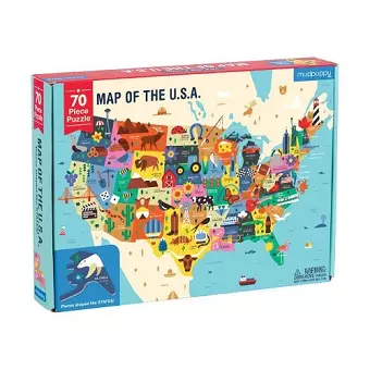 Map of the U.S.A. Puzzle cover