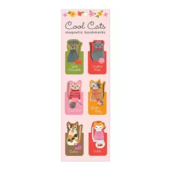 Cool Cats Magnetic Bookmarks cover