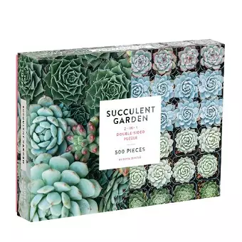 Succulent Garden 2-Sided 500 Piece Puzzle cover