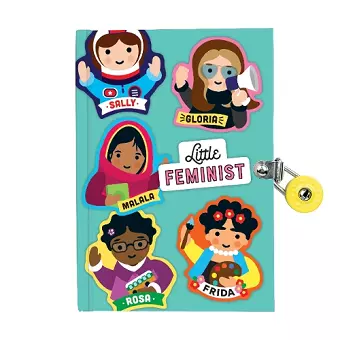 Little Feminist Locked Diary cover