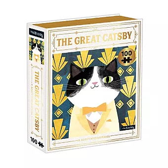 The Great Catsby Bookish Cats 100 Piece Puzzle cover