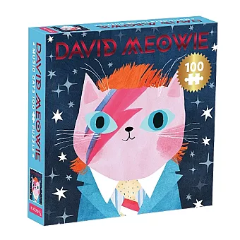David Meowie Music Cats 100 Piece Puzzle cover