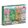 Michael Storrings Dog Park in Four Seasons 1000 Piece Puzzle cover