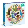 Circle of Avian Friends 1000 Piece Round Puzzle cover