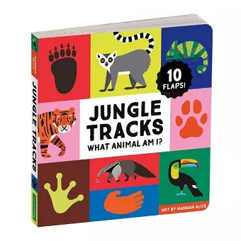 Jungle Tracks Lift-the-Flap Board Book cover