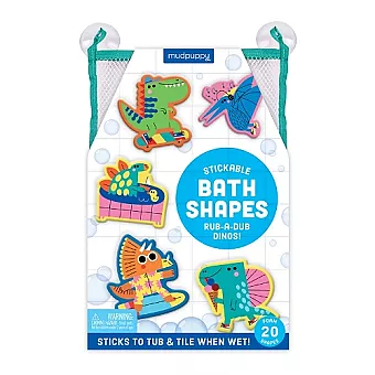 Rub-a-Dub Dinos Stickable Foam Bath Shapes cover
