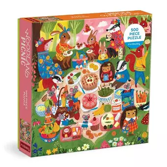 Woodland Picnic 500 Piece Family Puzzle cover