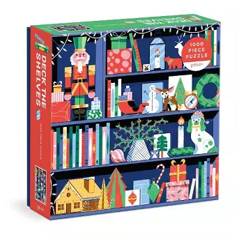 Deck the Shelves 1000 Piece Puzzle in a Square Box cover